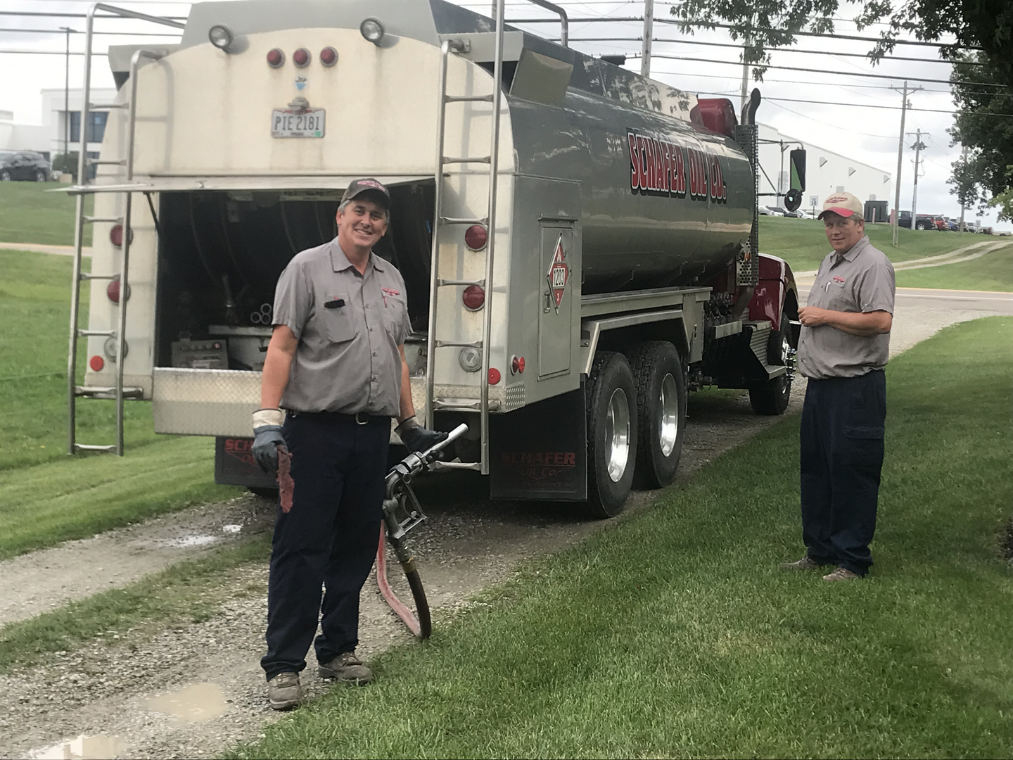 Andy and Tony Schafer With Fuel truck